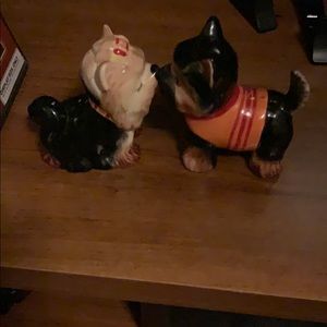 Two dogs making out